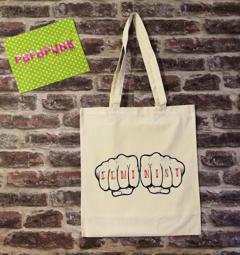 Book lovers tote bag tote bag knuckle tattoo Funny tote bag slogan tote gift for book lovers gifts for librarians book bag.