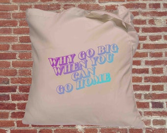 Funny tote bag, introvert, funny slogan, personal space, empowerment, great as a birthday present