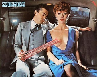 Scorpions-lovedrive album cover poster 24 x 24 inches