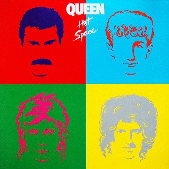 QUEEN Hot Space Album Cover POSTER 24 X 24 Inches