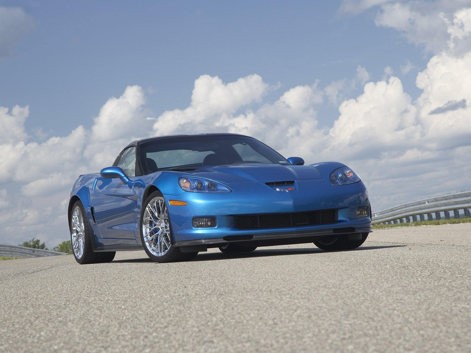 2009 Corvette ZR1 Blue | Poster | 24x36 Inches | Wall Decor | Man