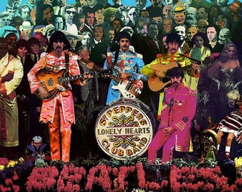 サージェント・ペパーズ・ロンリー・ハーツ・クラブバンドUSオリジナル映画ポスター ビートルズ『Sgt. Pepper's』のジャケットに登場しているのは誰？