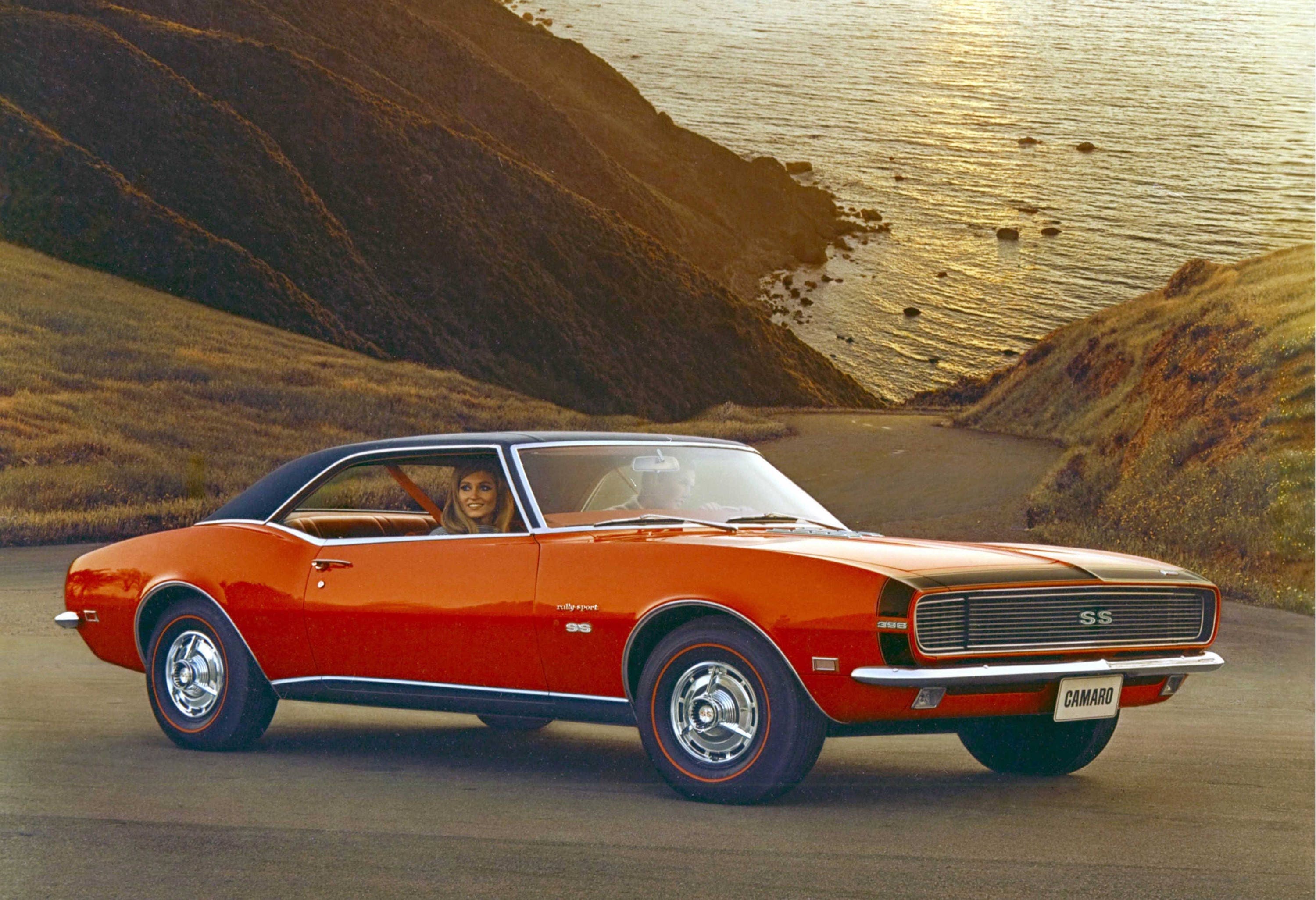 1968 Chevrolet Camaro Rally Ss Poster 24x36 Inches Etsy India