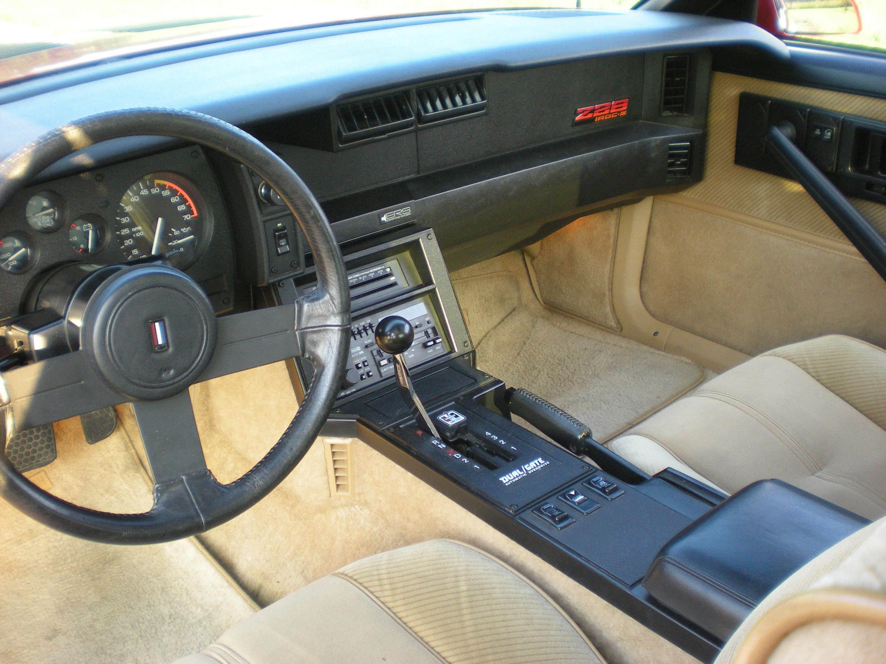 1985 Chevy Camaro IROCZ Interior Poster 24x36 Inches Etsy