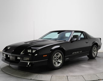 1985年式 シボレー・カマロ IROC-Z（ブラック） | ポスター