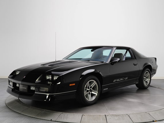 1985年式 シボレー・カマロ IROC-Z（ブラック） | ポスター