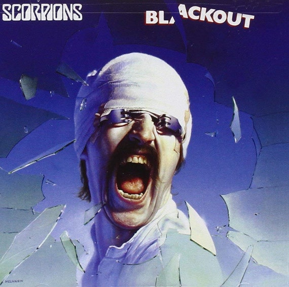 Scorpions Blackout / Portada del álbum PÓSTER 24 X 24 - Etsy España