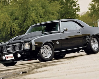 1969 Chevrolet Camaro ss 396 Poster 24x36 inches