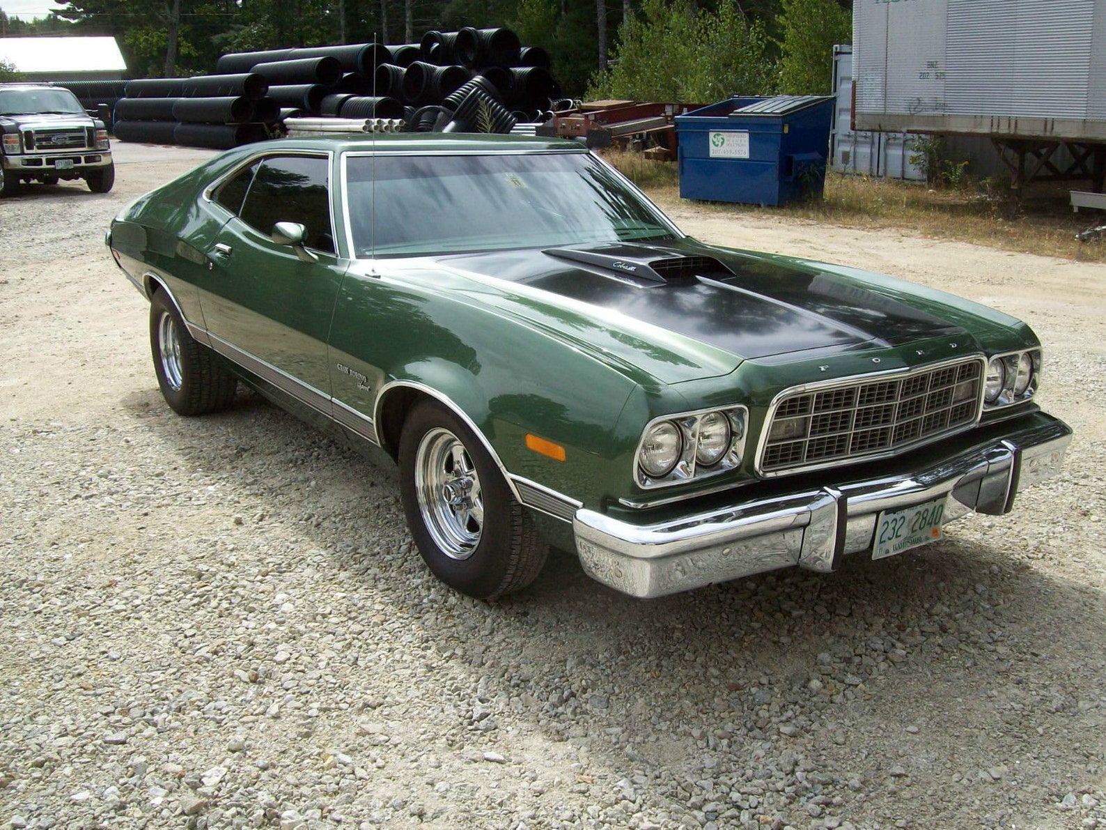 1973 Gran Torino Sport Green Poster 24x36 Inches Etsy