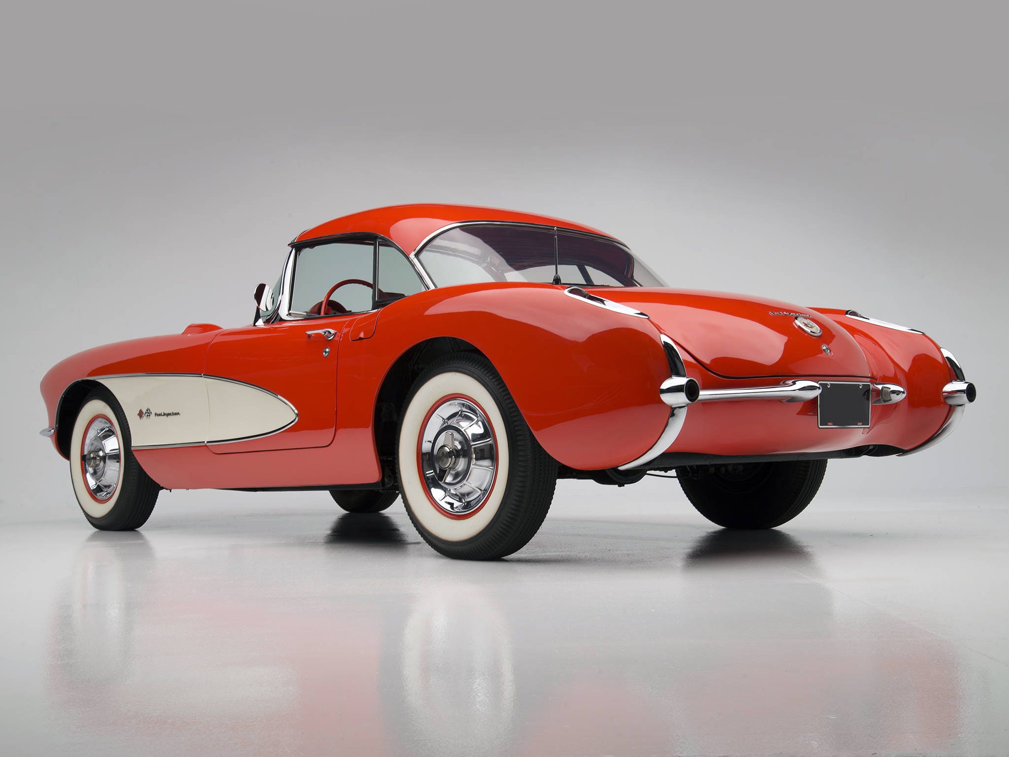 1957年式シボレー・コルベットC1 | ポスター | 24x36インチ - Etsy 日本