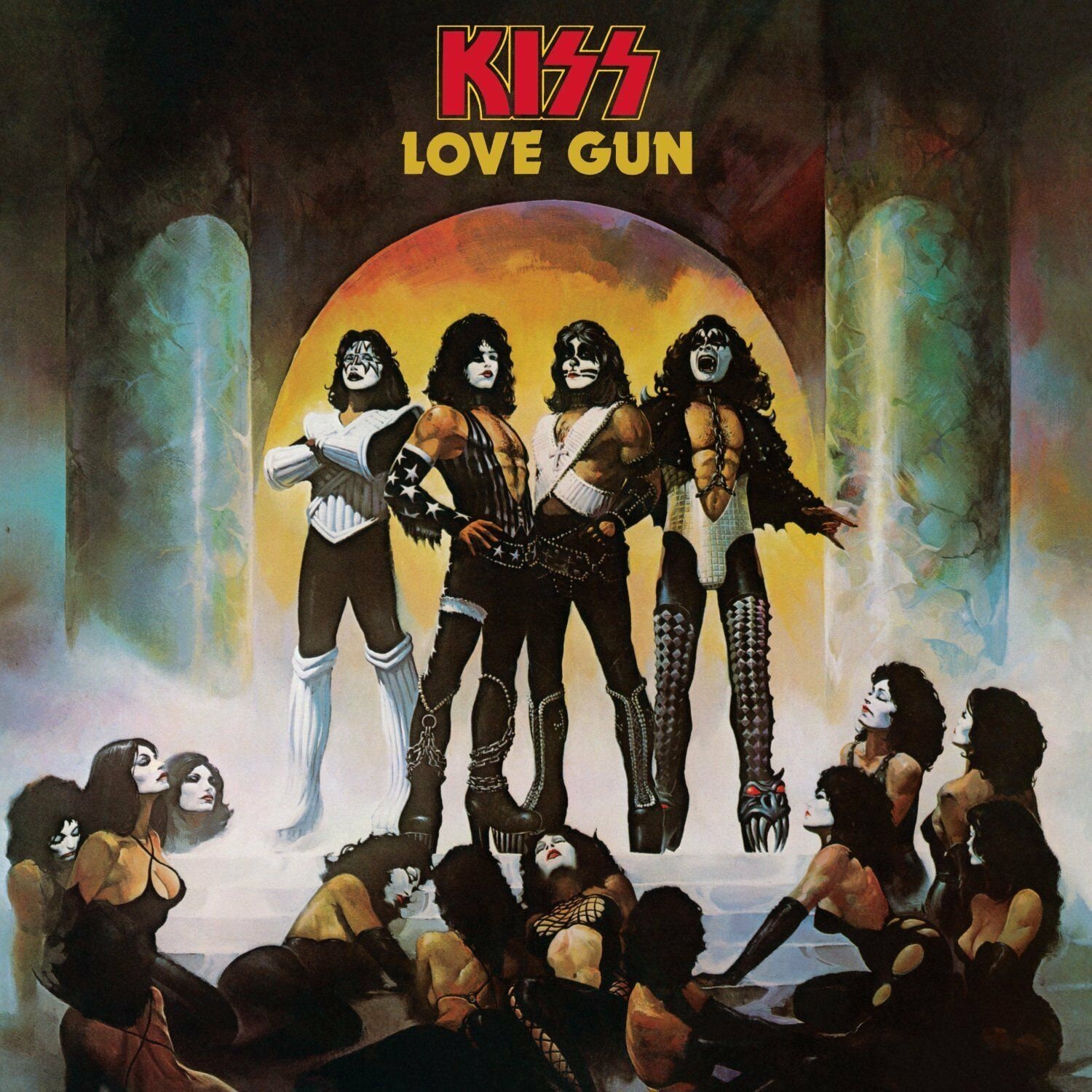 Kiss Love Gun Album Cover Poster 24 X 24 Inches FANTASTIC | Etsy