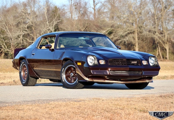 1981 Chevrolet Camaro-z-28 (black Tan) | Poster | 24x36