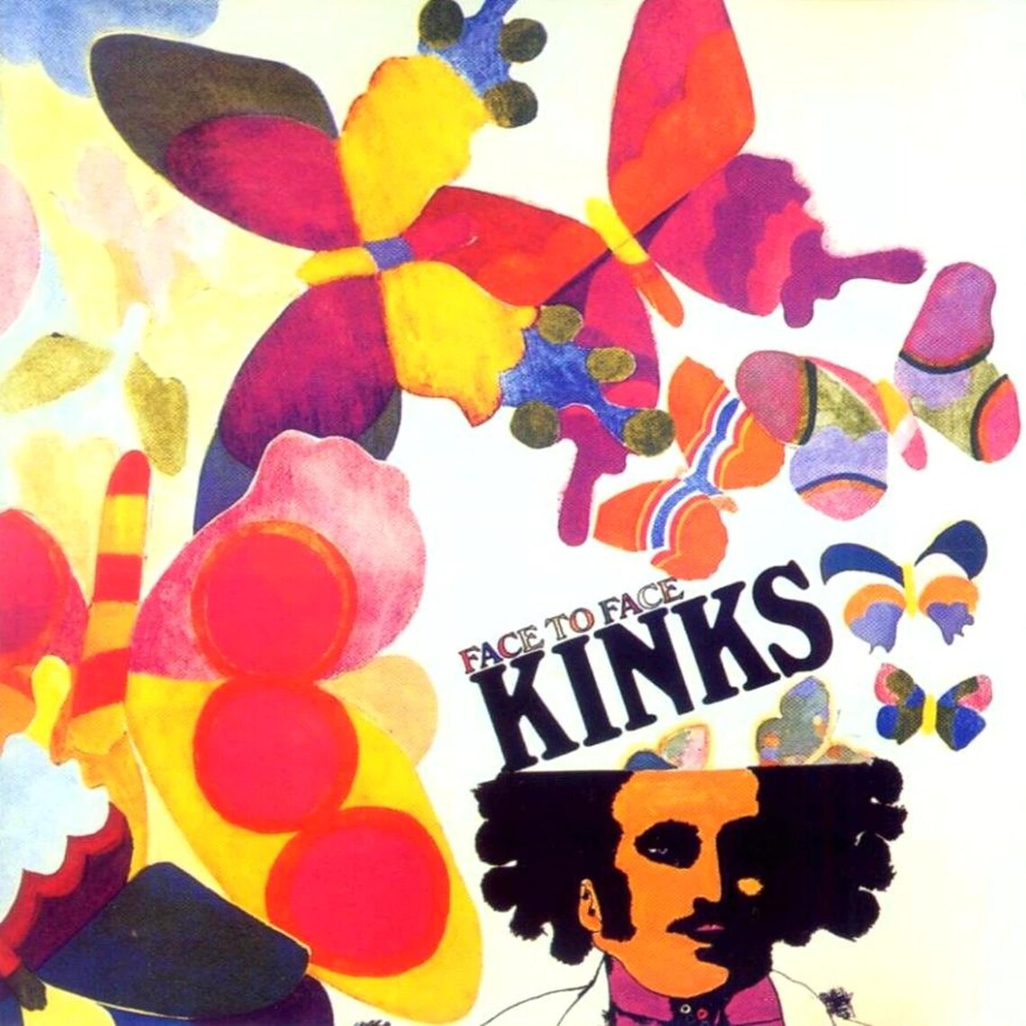 The Kinks Face to Face Album cover Poster 24x24 inches Etsy