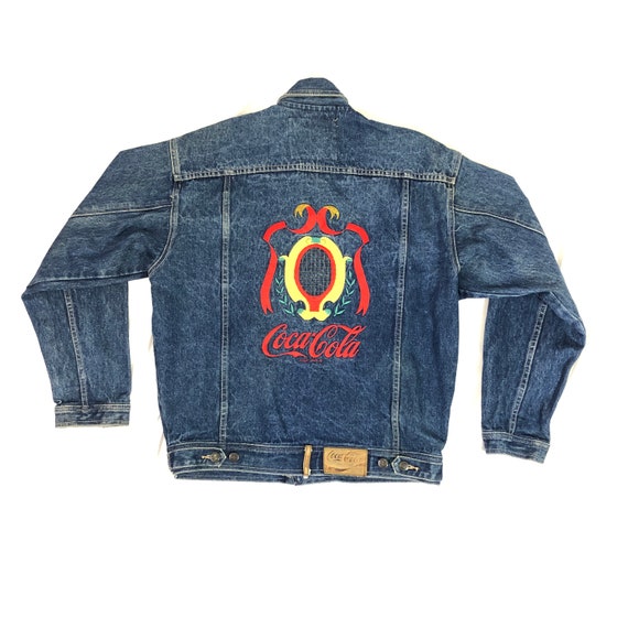 vintage coca cola denim jacket