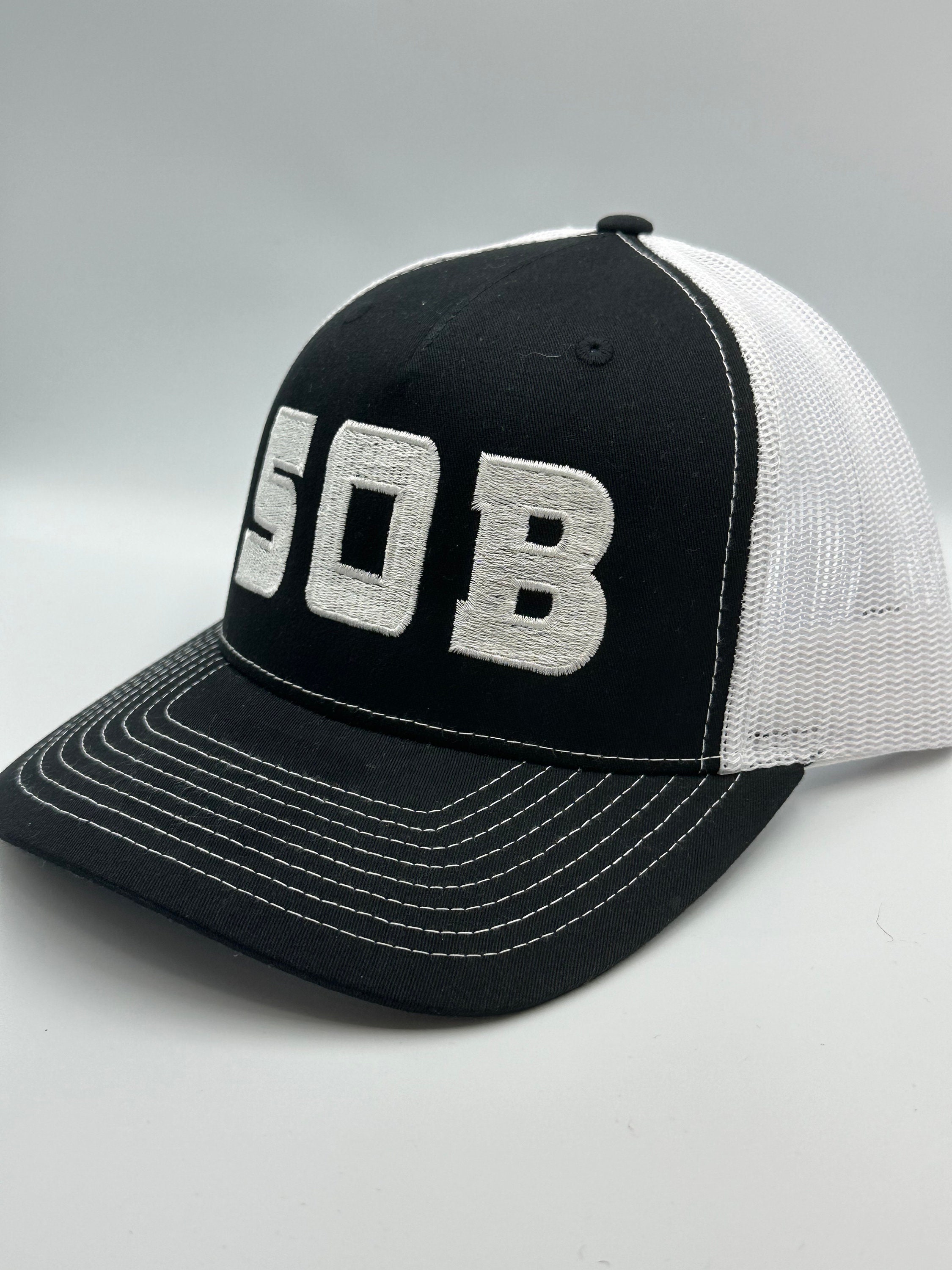 SOB Black & White Cap Bold - Etsy