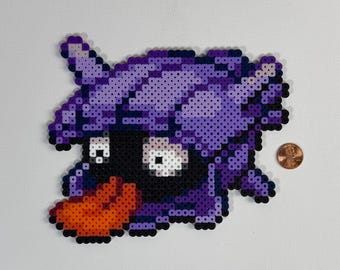 Pokémon Shellder Perler Bead Art