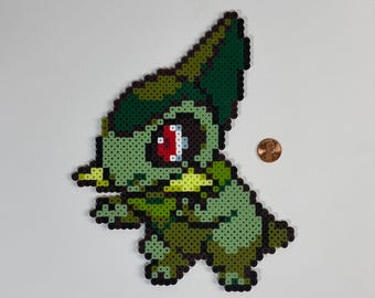 Pokémon Axew Perler Bead Art