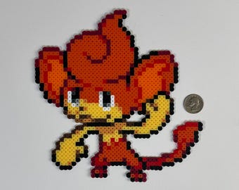 Pokémon Pansear Perler Bead Art