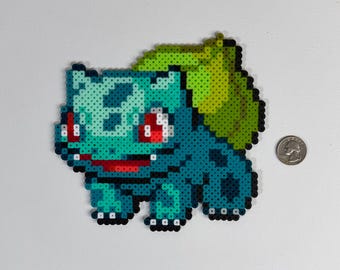 Pokémon Bulbasaur Perler Bead Art