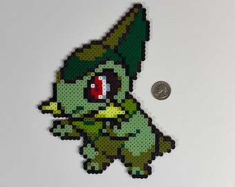 Pokémon Axew Perler Bead Art