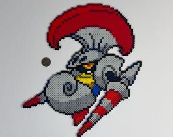 Pokémon Escavalier Perler Bead Art