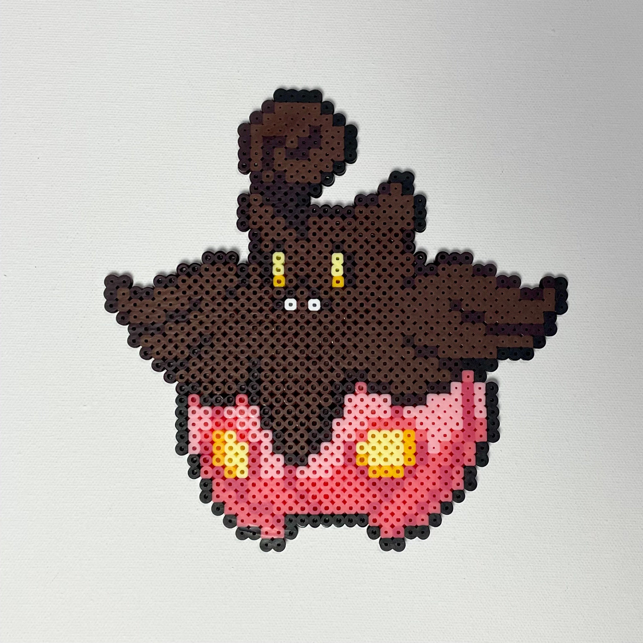 Pokémon Pumpkaboo Perler Bead Art - Etsy Sweden