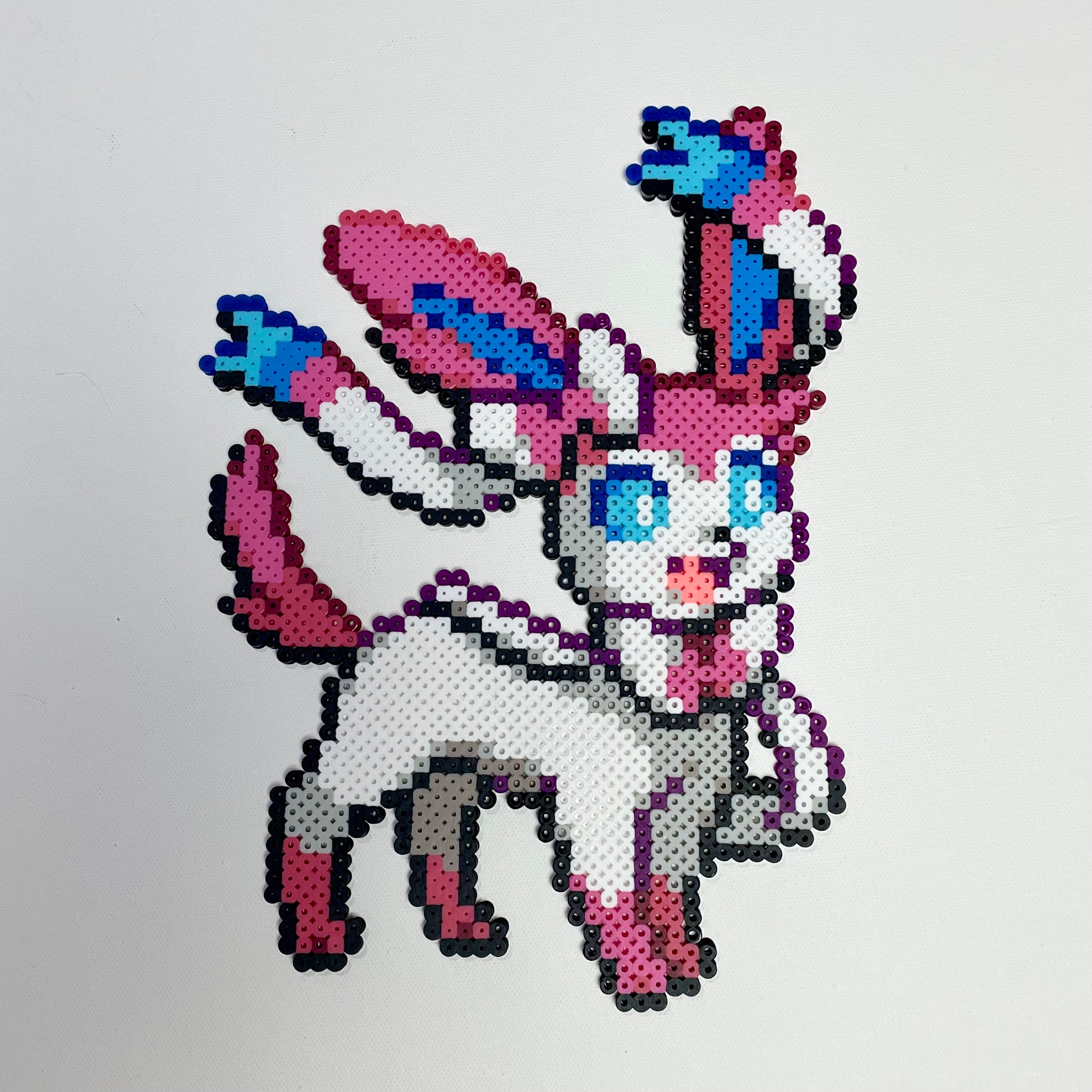 Pokémon Sylveon Perler Bead Art Etsy UK