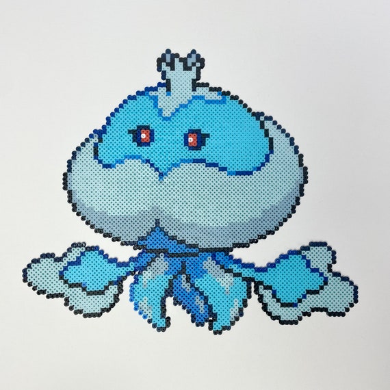 Pokémon Jellicent (M) Perler Bead Art