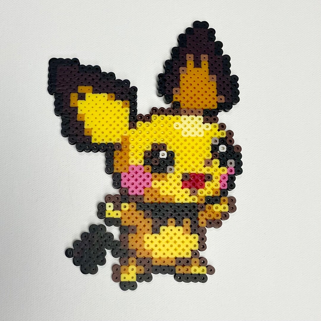 Pokémon Pichu Perler Bead Art Etsy