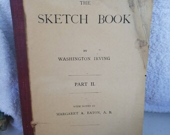 The Sketch Book By Washington Irving 1921 Hardback Etsy