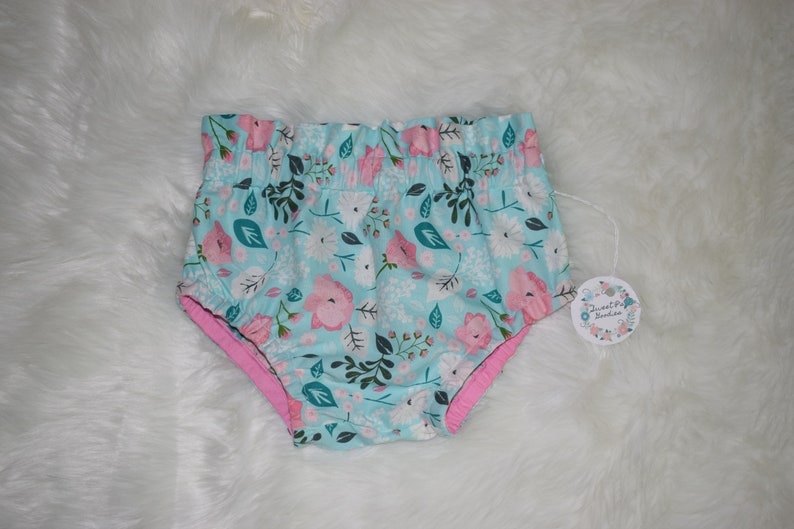 Floral BloomiesRuffle Bottom Tank