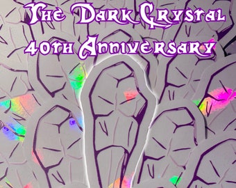 The Dark Crystal - Crystal of Truth/Dark Crystal Rainbow Window Decal Sticker - Dark Crystal 40th Anniversary