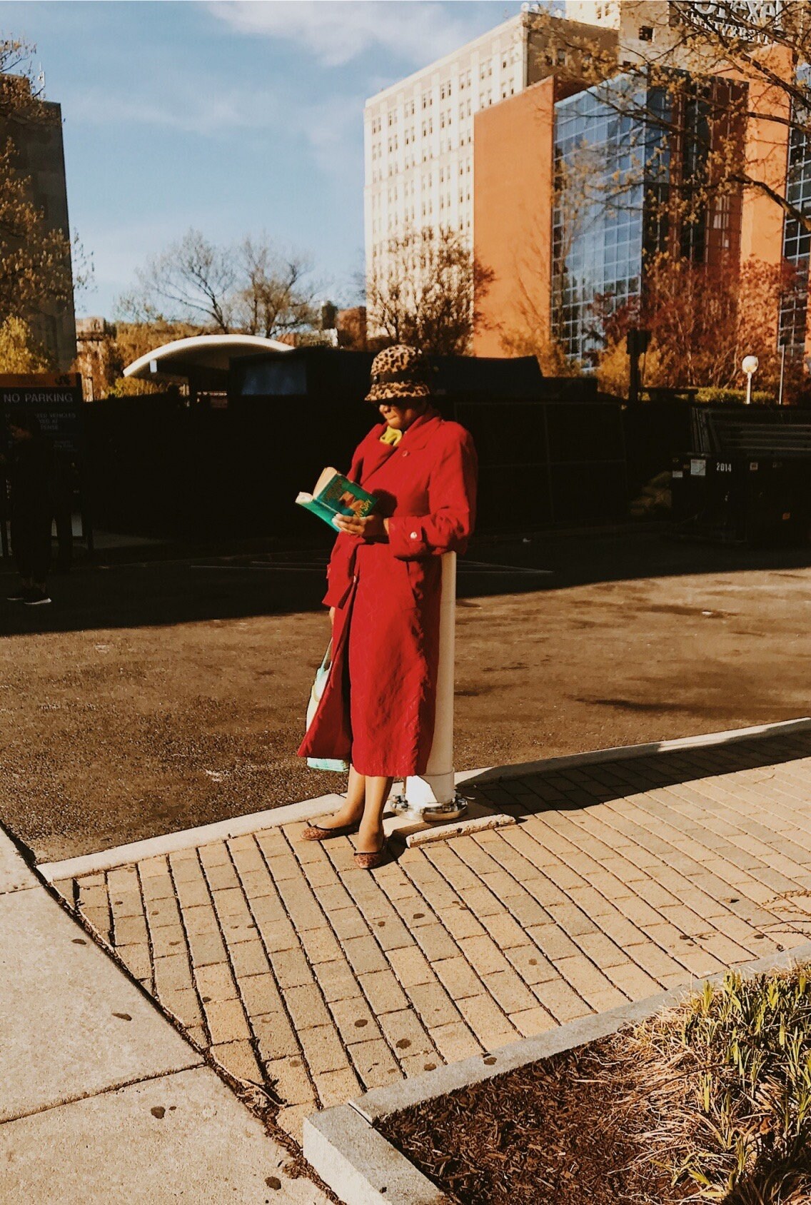 The lady in the red coat Etsy