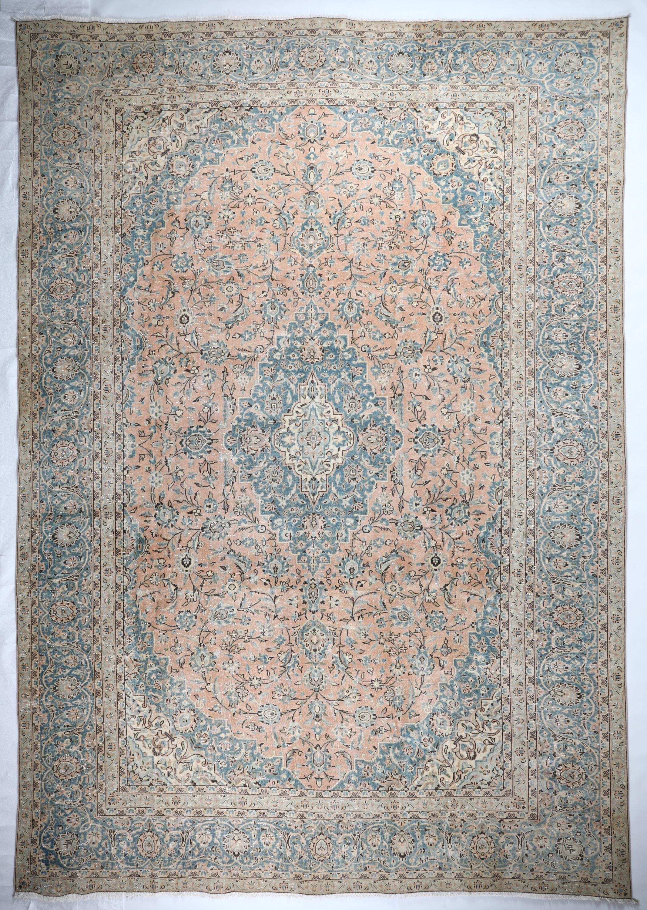9' 9''X 12' 4'' Rug with madallion,Vintage carpet, Decorative wool rug,Room size rug, Handmade Turkish rug, rug for livingroom,authentic rug