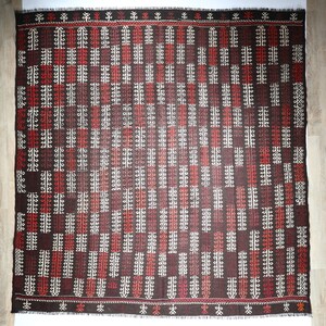 9x9 Turkish kilim One of a kind Flatweave Manisa Cicim kilim,Vintage Kilim,Tribal kilim,Authentic Design Floor Kilim,Kilim rug