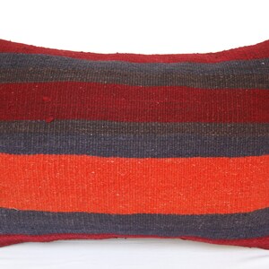 16x24 kilim pillow,Turkish pillow,throw pillow cover,Hand woven couch cushion.lumbar kilim pillow, Bohemian decor pillow cases,Sofa pillow