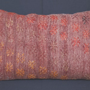 16x24 kilim pillow,Turkish pillow,throw pillow cover,Hand woven couch cushion.lumbar kilim pillow, Bohemian decor pillow cases,Sofa pillow