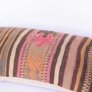 16x24 kilim pillow,Turkish pillow,throw pillow cover,Hand woven couch cushion.lumbar kilim pillow, Bohemian decor pillow cases,Sofa pillow