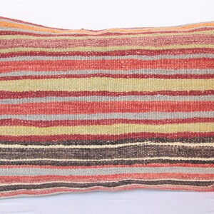16x24 kilim pillow,Turkish pillow,throw pillow cover,Hand woven couch cushion.lumbar kilim pillow, Bohemian decor pillow cases,Sofa pillow
