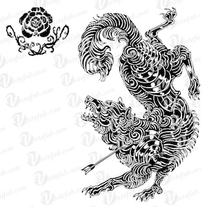 ACOTAR svg, INSTANT DOWNLOAD, svg, wolf svg, roses svg,  svg, silhouette svg, book svg, jpeg, pdf, silhouette, cricut