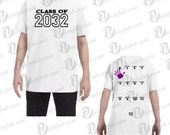 INSTANT DOWNLOAD - class of 2032 svg, SVG, school svg, year svg, grade svg, jpeg, pdf, silhouette file, cricut
