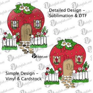 Beere Haus svg, INSTANT DOWNLOAD, SVG, Erdbeere svg, home svg, Film svg, Kontur svg, jpeg, pdf, Kontur datei, cricut geschnitten datei