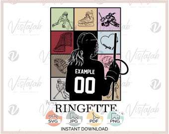 Silhuett från Ringette-eran i PNG, anpassningsbar sportdesign (digital nedladdning), eras tour, jpeg, pdf, dtf eller klippfil