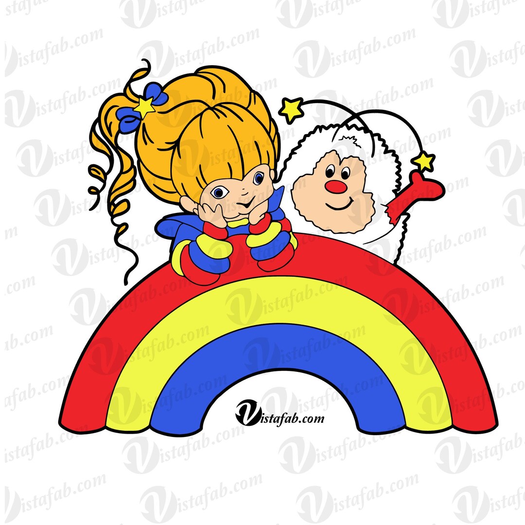 Rainbow Brite Svg INSTANT DOWNLOAD SVG 80's Svg Cartoon Etsy India