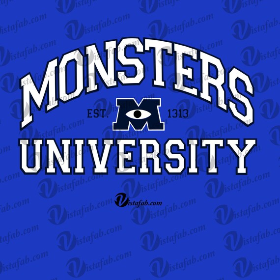 Monsters University Inc SVG Shirt Logo Instant Download MU Alum SVG ai