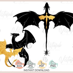 4th Wing Duo svg, INSTANT DOWNLOAD svg, Drachen svg, Reiter svg, Fantasy svg, Silhouette svg, Buch svg, jpeg, pdf, Scherenschnitt, Cricut