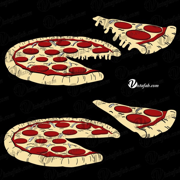 Cheesy Pizza  svg, INSTANT DOWNLOAD SVG, pepperoni pizza svg, pie svg, pizzaria svg, silhouette svg, jpeg, pdf, silhouette file, cricut