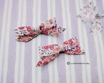 Liberty Hair Clips/LIberty Bow Hair clips/Girl's Hair Clips/Liberty Bow/Alligator Clips/Liberty bow