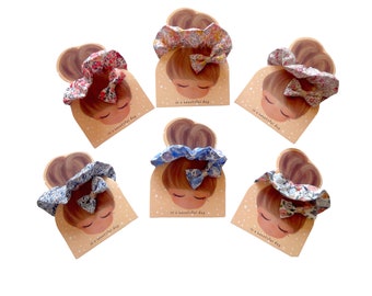 Liberty scrunchie/Liberty knoop haarspeld/Kinder favoriet/Scrunchie en haarspeld set/meisjes haartoebehoren/meisje/kind cadeau.