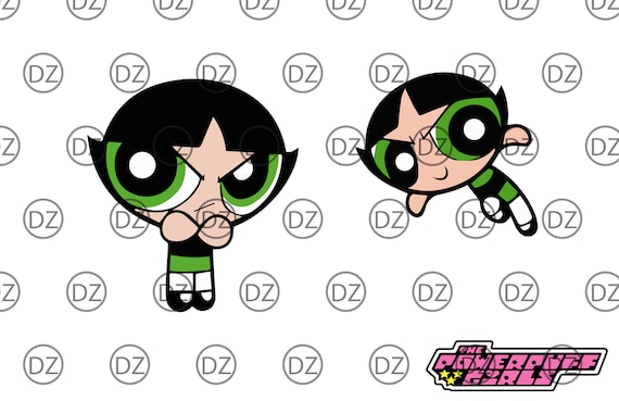 Powerpuff Girlsbuttercup Bundle And Powerpuff Girls Logo Etsy